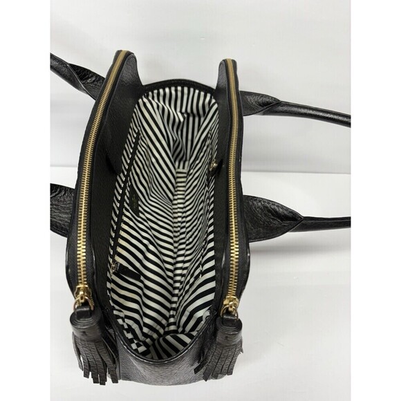 Kate Spade New York Southport Avenue Lydia SLOAN Black Leather Satchel BAG - Picture 7 of 13